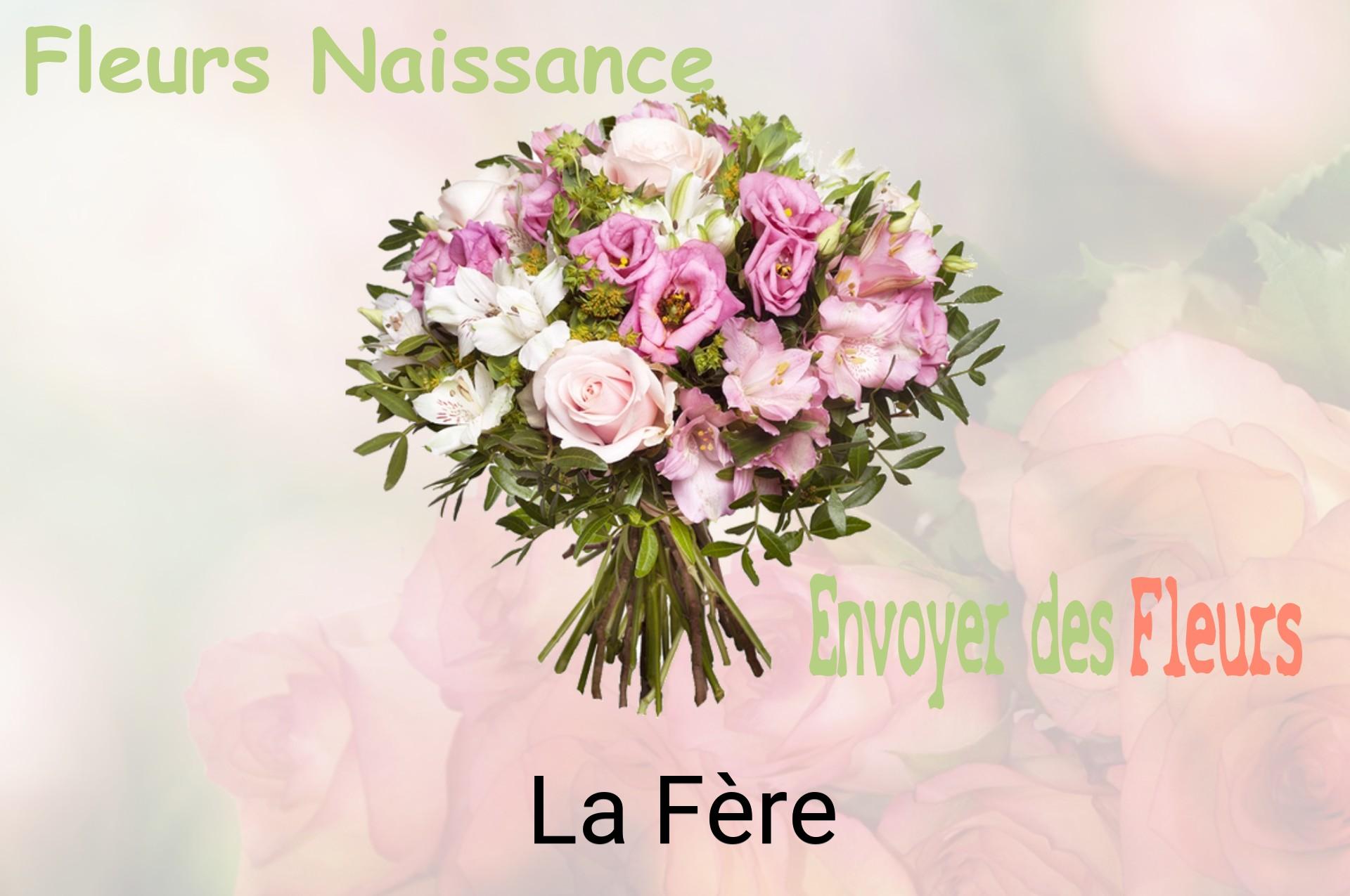 Bouquet de fleurs de naissance livré à La Fère